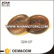 DIAN , 32L Brown horn button for men' business suit