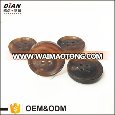 DIAN 32L Custom Brown Real Horn Buttons For Coat & Suit