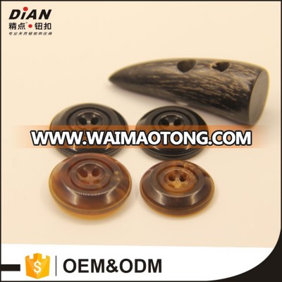 DIAN Natural horn Button man suit buttons