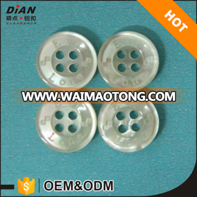 DIAN,18L White mother of pearl button Shirt Buttons Natural Shell Buttons